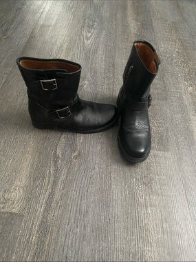 Frye women’s short boots.